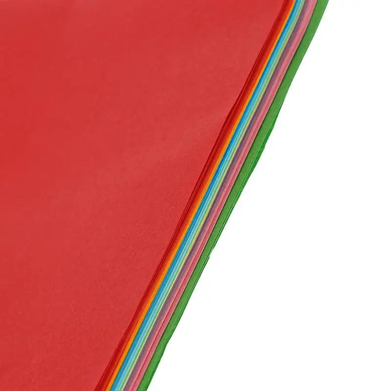 50/100pcs Color A4 Paper 10 Color Copy Paper Printing Paper Color Hand Folding Paper For Kids DIY Art School Home Projects