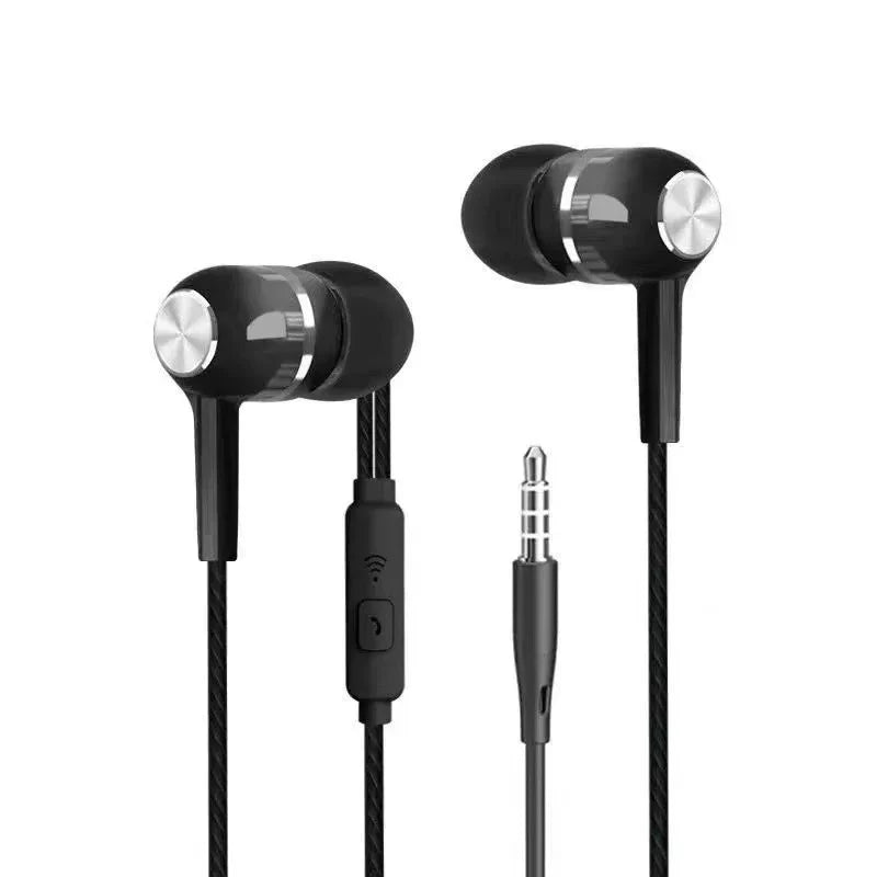 3.5mm In-Ear Headset For Music Game Sports Calls HiFi Bass Stereo Sound Gaming Sport Daily Headset Daily Commute Audio Supplies