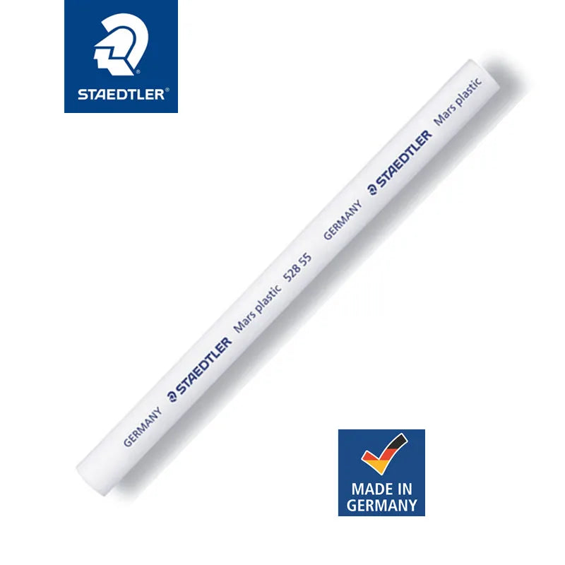STAEDTLER Mars Plastic Eraser Pen with Refillable Holder,Smudge-Free & Tear-Free Precision, Retractable Design with Clip, Blue