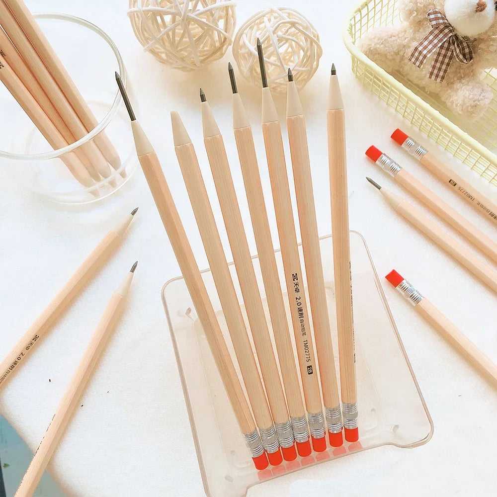 Student School office accessories stationery items Cute Stationery Drawing Writing Art Sketching 2.0 mm Mechanical Pencils