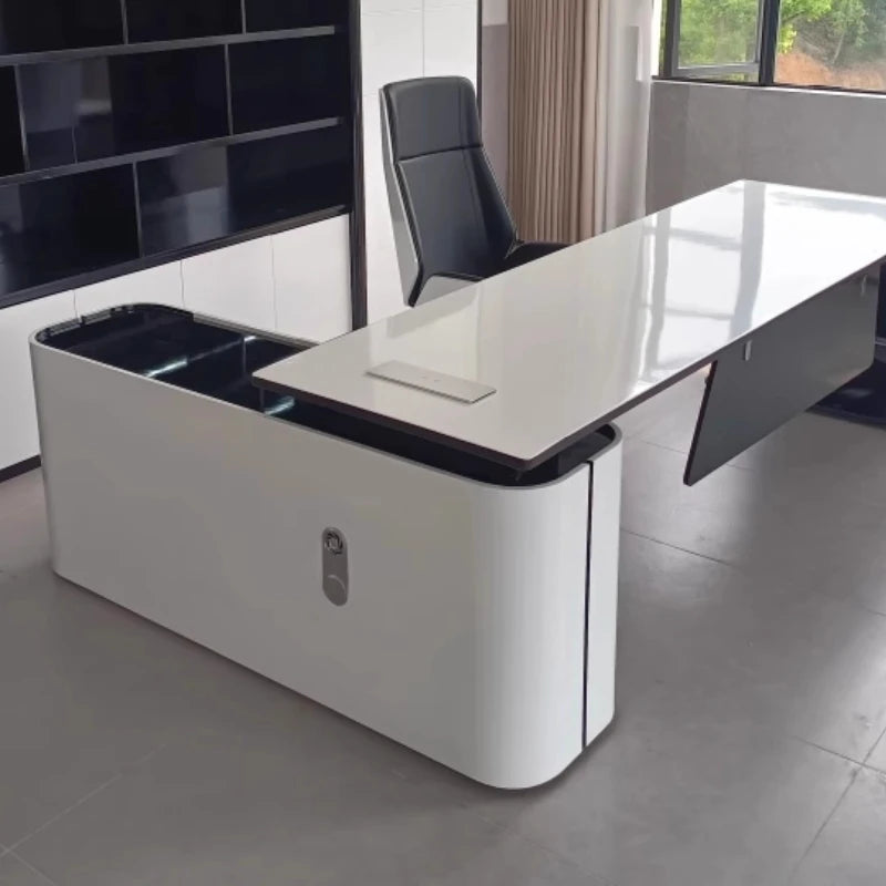 Organizer Modern Office Desk Working Aesthetic Gaming Writing Office Desk Design Luxury Reading Mesa Ordenador Home Accessories