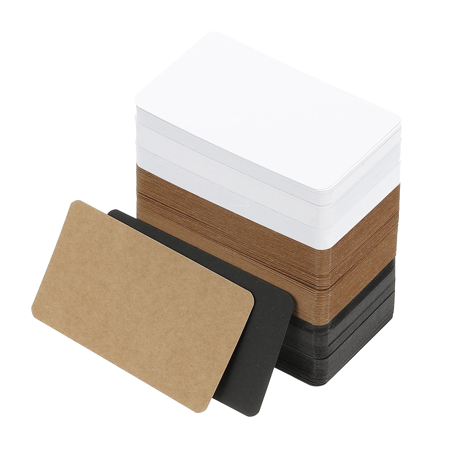 300/600Pcs 3.5"x2" Blank Business Cards Small Blank Cards Cardstock Note Card Craft Paper Card for Name Game Memory Business